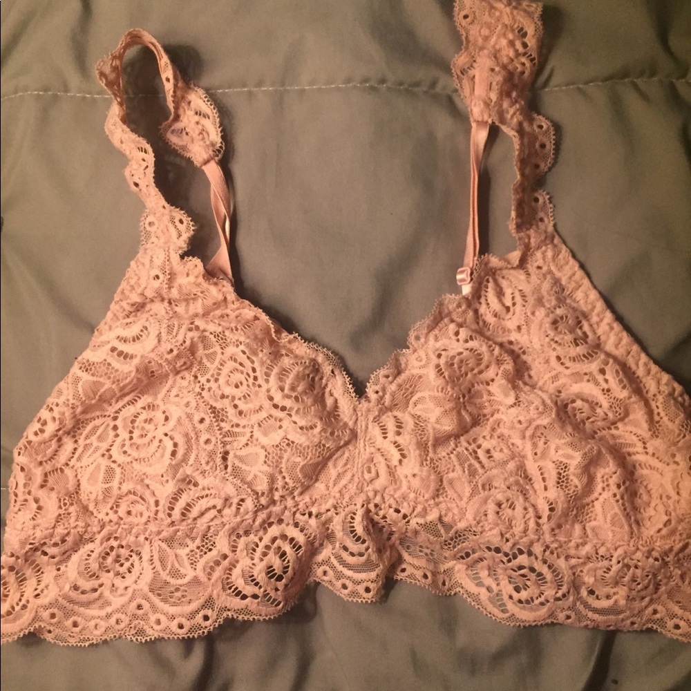 Pink Lace Bralette